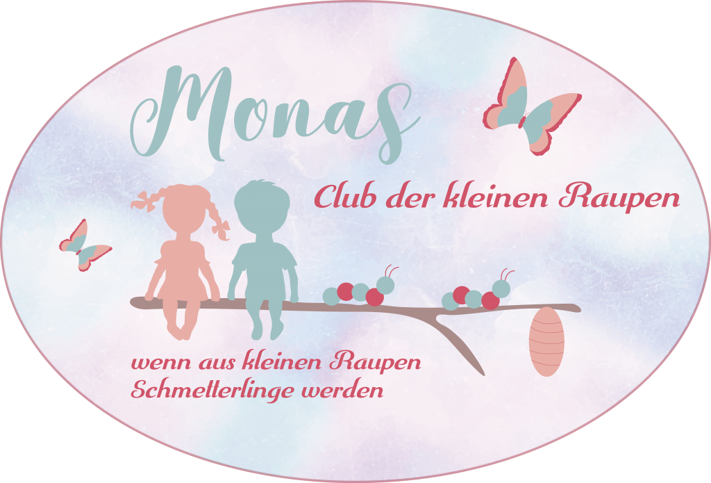 Monas Club der kleinen Raupen Logo